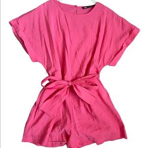 Zara Pink Romper size M